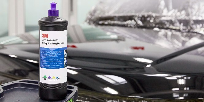 3M Polissage avec Liquide de lustrage 1-étape - Grands Secteurs 
