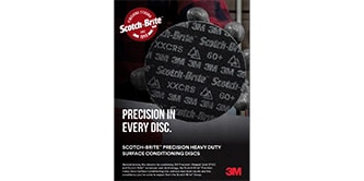 Image page de couverture du dépliant sur les disques de traitement de surface de précision HD Scotch-Brite™
