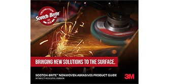 Image de la page de couverture du guide des produits abrasifs non tissés Scotch-Brite™
