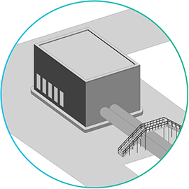 Icône Processus d'admission étape par étape
