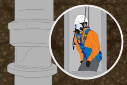 confined spaces icon
