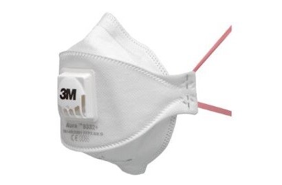Masque antipoussière&nbsp;3M Aura,&nbsp;FFP3, avec soupape, 9332+