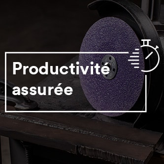 mot-symbole « Productivité assurée » sur fond de couleur
