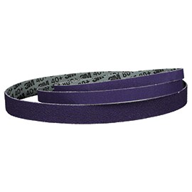 Bande de ponçage abrasive violette 3M enroulée en boucle