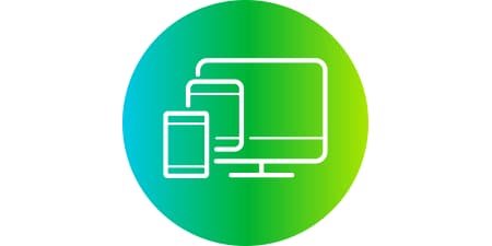 Icône Apprentissage en ligne Services publics et énergie
