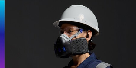 Icône de demi-masque réutilisable
