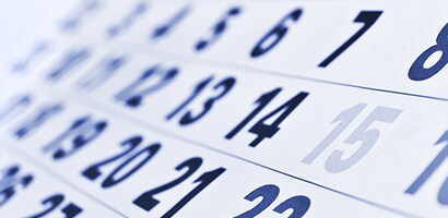 Calendrier des événements
