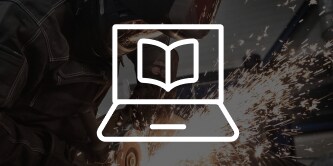 Icône de conférence en ligne et de formation sur le soudage 3M
