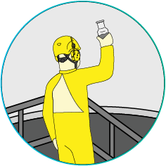 Icône Processus de sédimentation finale