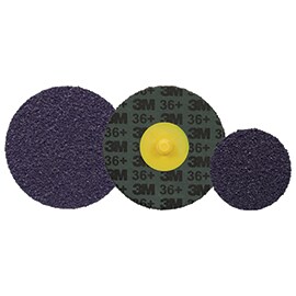 trois disques abrasifs 3M de tailles différentes