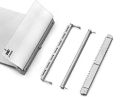 Décomposition des composants constituant un câble ruban avec connecteurs pour carte ou pour câble